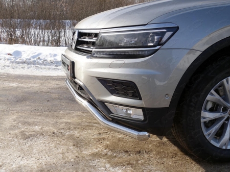 Volkswagen Tiguan 2017-	Защита передняя нижняя 60,3 мм (Пакет "Offroad")